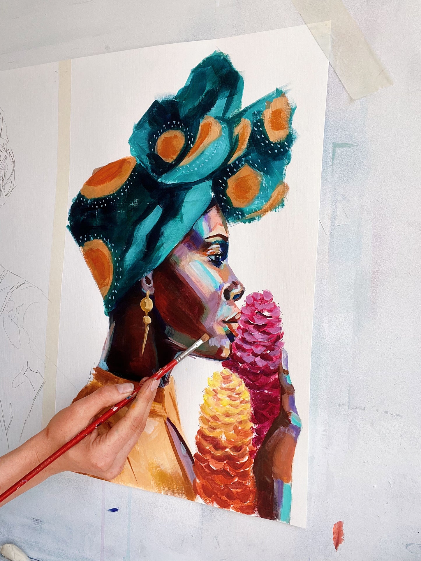 Super Queen Clio - Small artwork