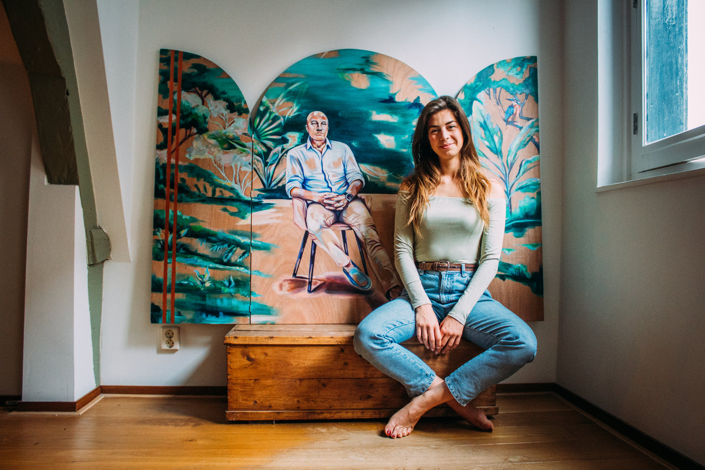 Award winning artwork - Triptych John van Den Heuvel