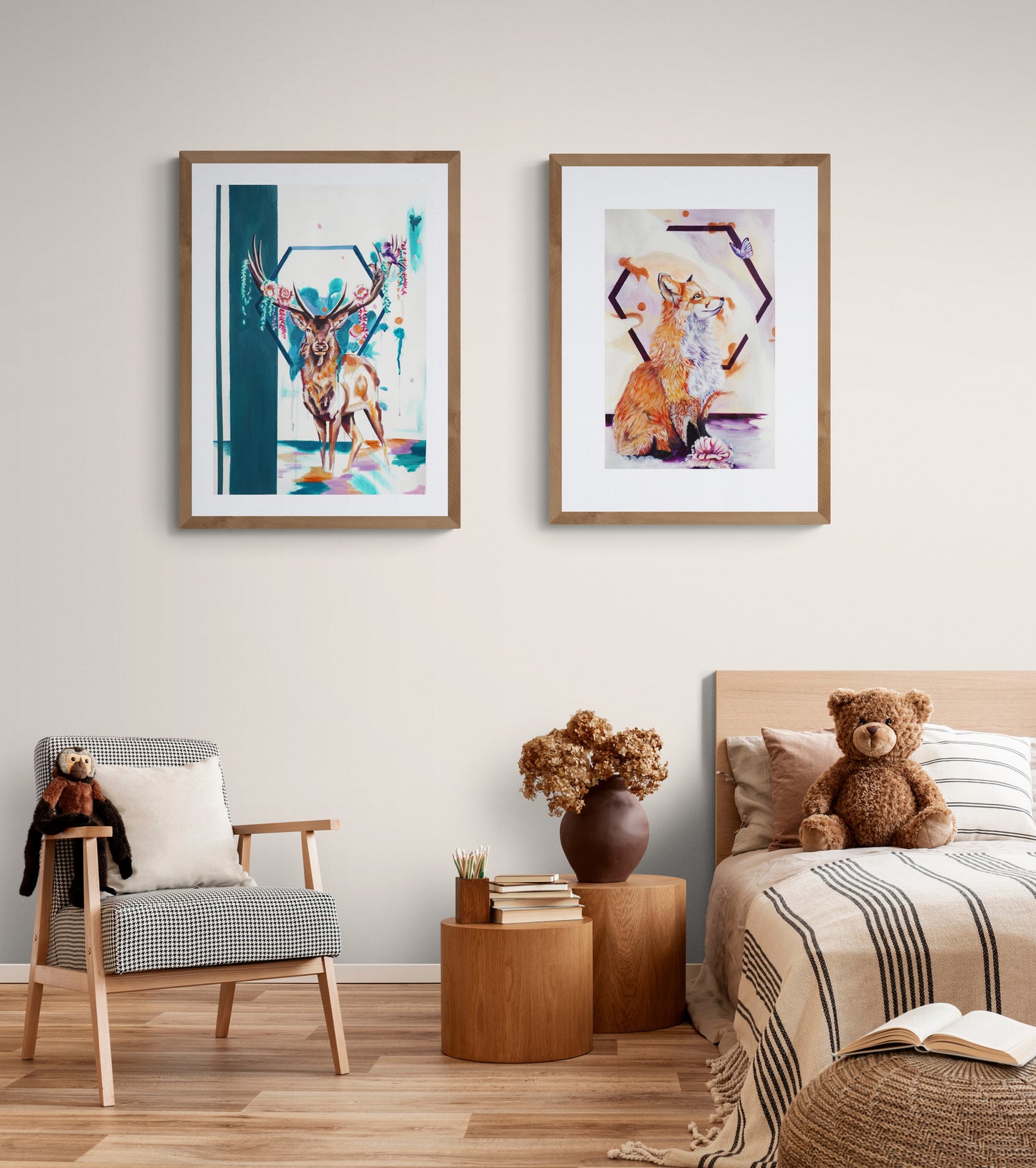 Deer Forest - Paper artwork