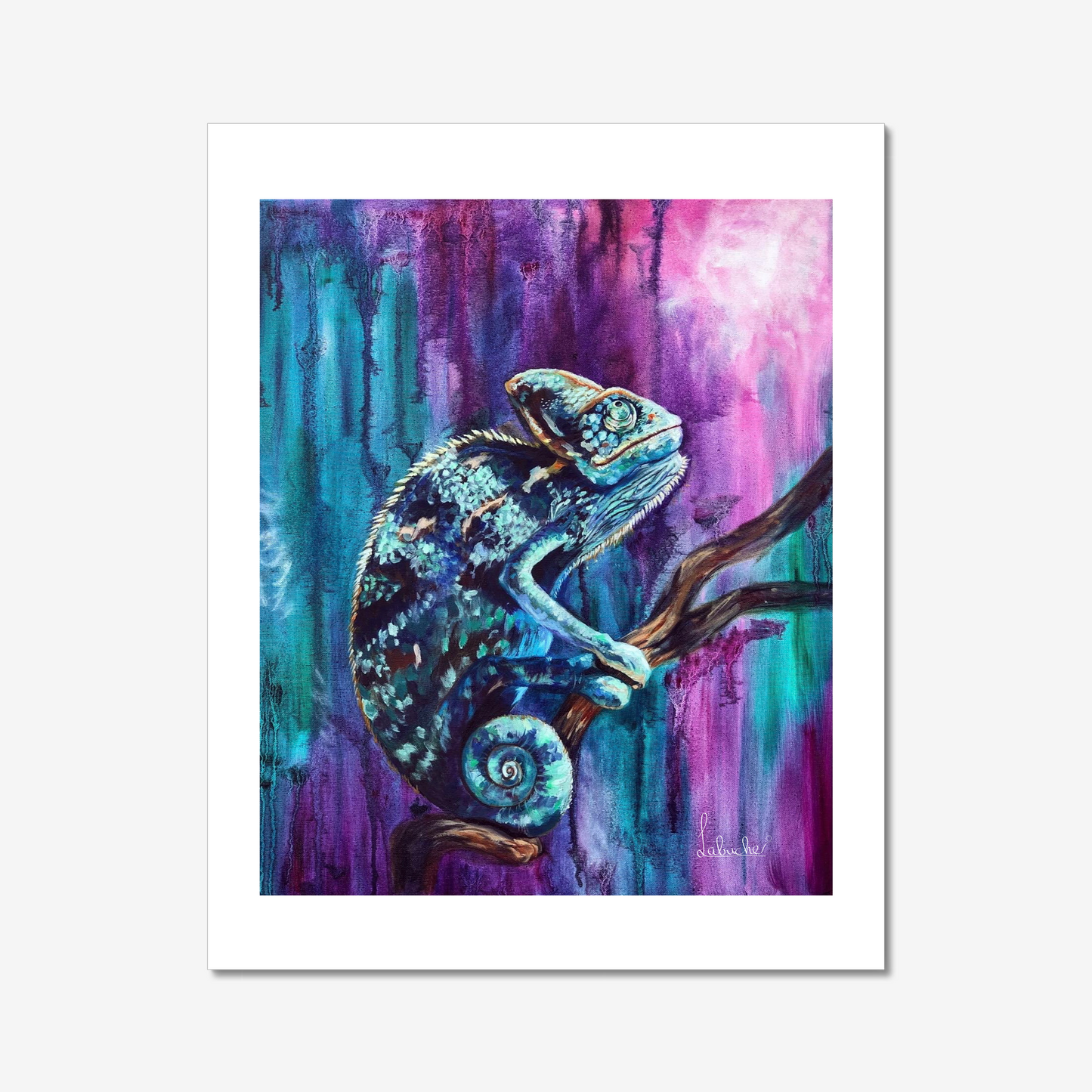 Cameleon Art Print