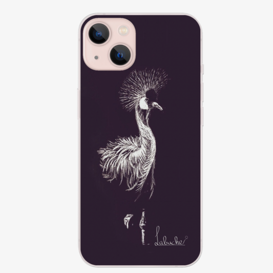 Crane Bird Soft Phone Case